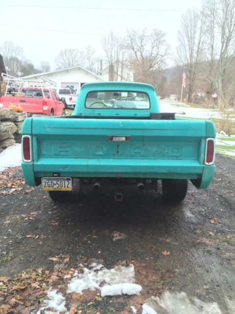 1966 Green Ford F-100 Standard Cab Pickup