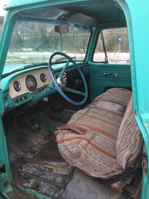 1966 Green Ford F-100 Standard Cab Pickup