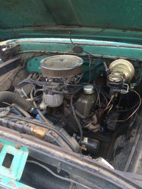 1966 Green Ford F-100 Standard Cab Pickup