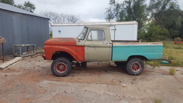 1966 Red Ford F-100