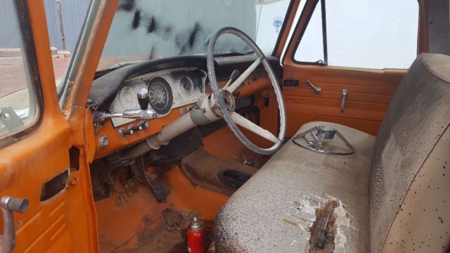 1966 Red Ford F-100