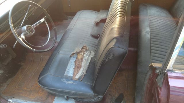 1966 Maroon Ford Fairlane 2 door