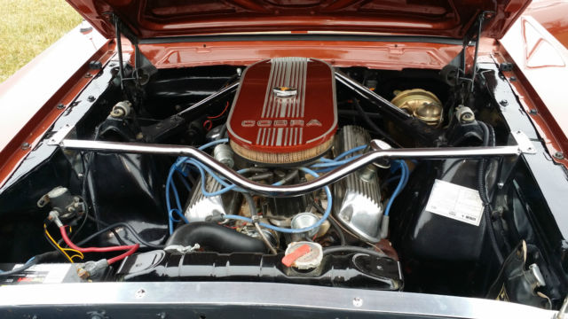 1966 Emberglow with Parchment strip Ford Mustang Fast back