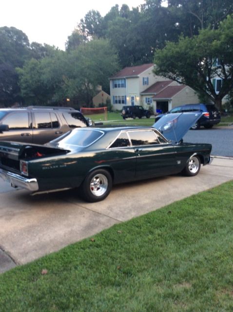 1966 Green Ford Galaxie Coupe