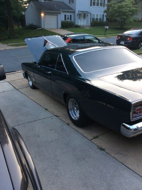 1966 Green Ford Galaxie Coupe