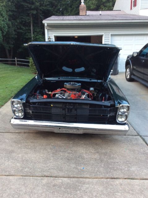 1966 Green Ford Galaxie Coupe