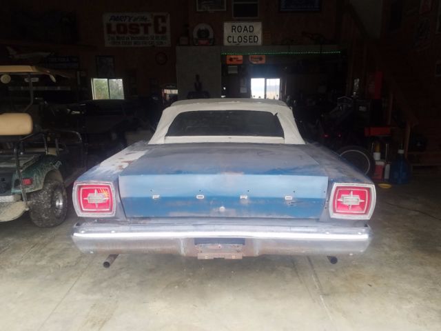 1966 Blue Ford Galaxie Convertible