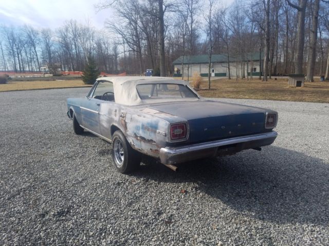 1966 Blue Ford Galaxie Convertible