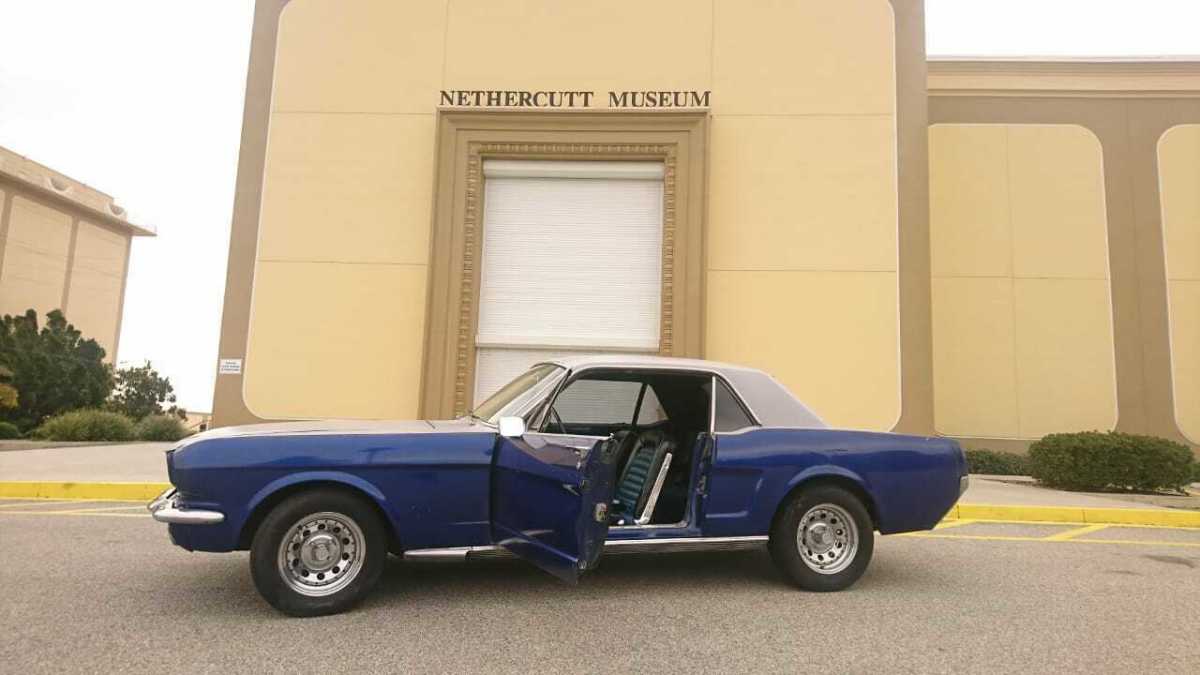 1966 Blue Ford Mustang