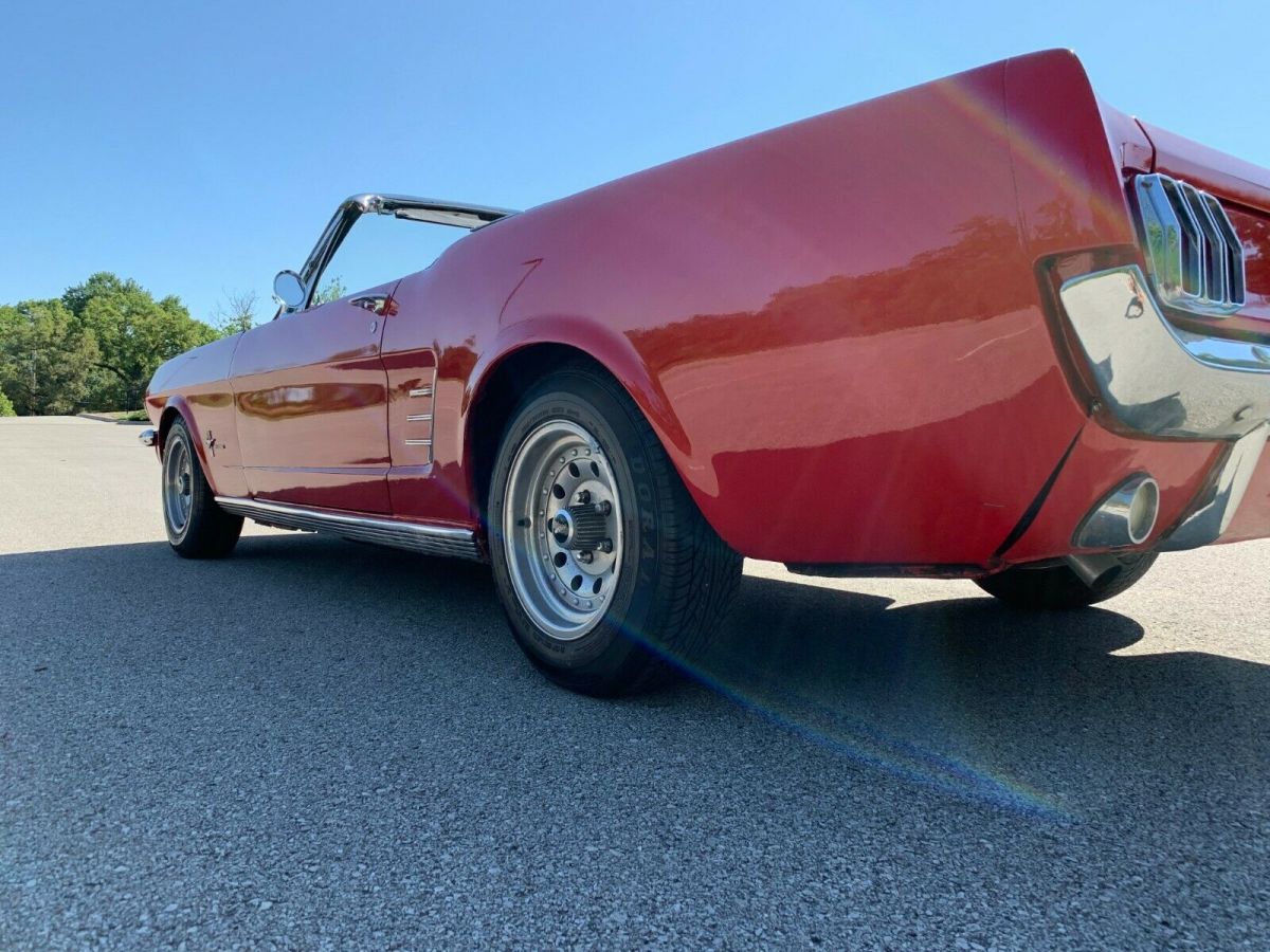 1966 Yellow Ford Mustang Convertible