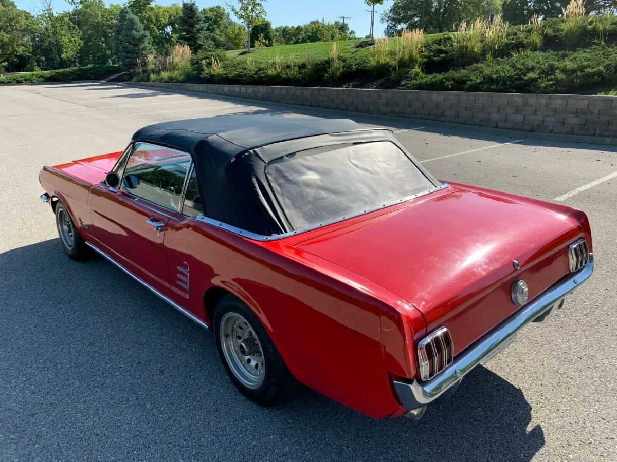 1966 Yellow Ford Mustang Convertible