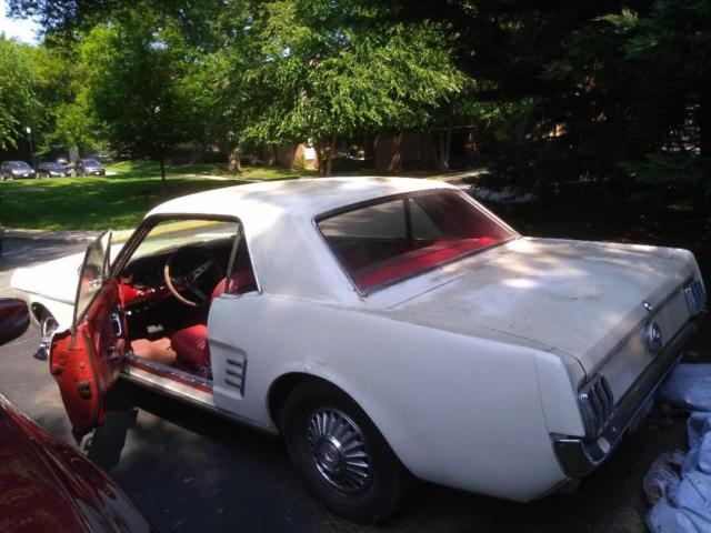 1966 White Ford Mustang Coupe