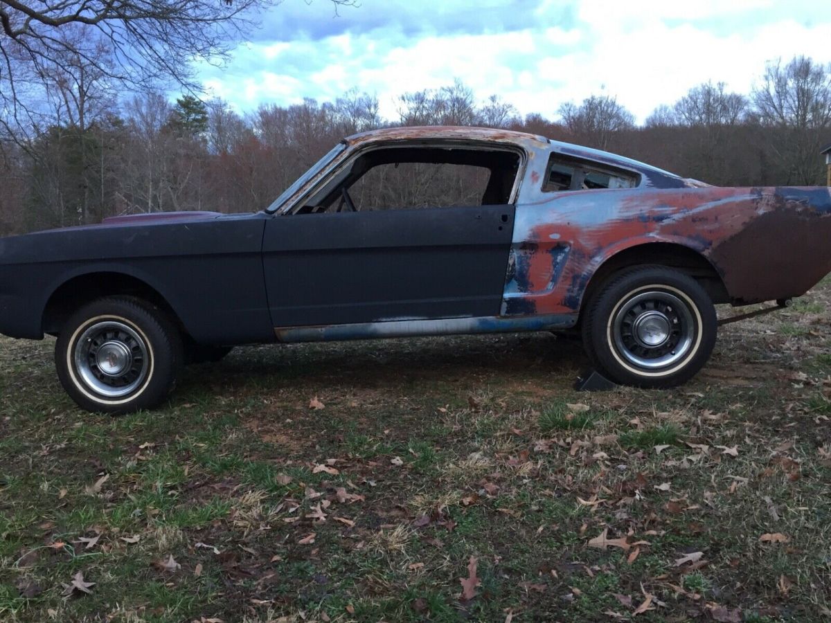 1966 Blue Ford Mustang Fastback