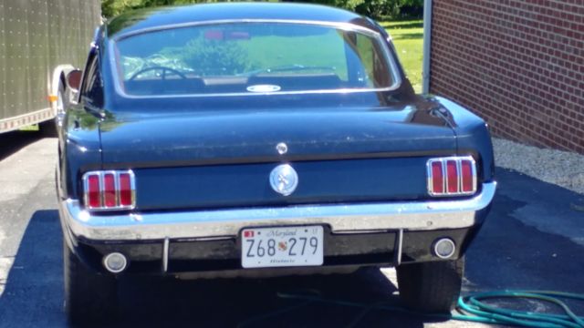 1966 Black Ford Mustang Fastback