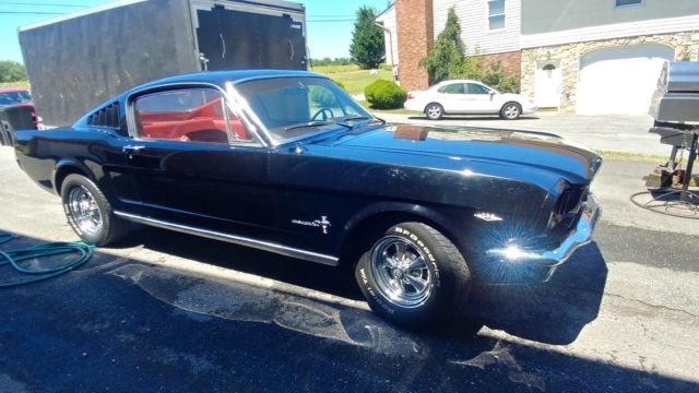 1966 Black Ford Mustang Fastback