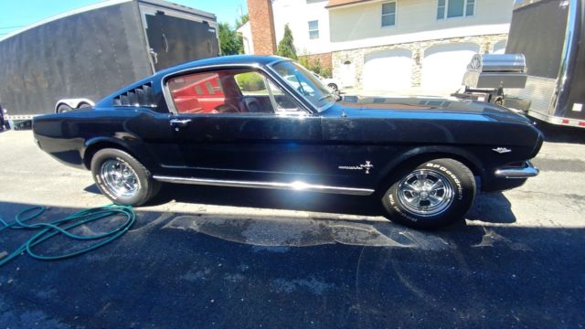 1966 Black Ford Mustang Fastback