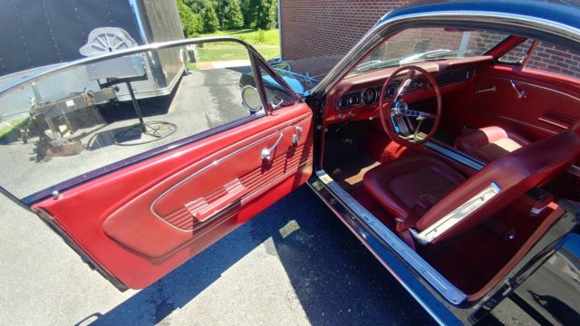 1966 Black Ford Mustang Fastback