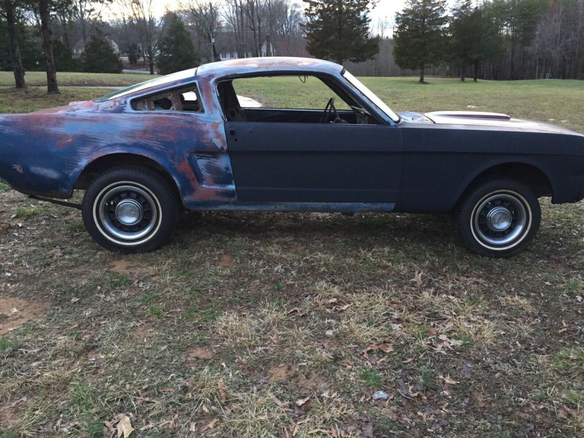 1966 Blue Ford Mustang Fastback
