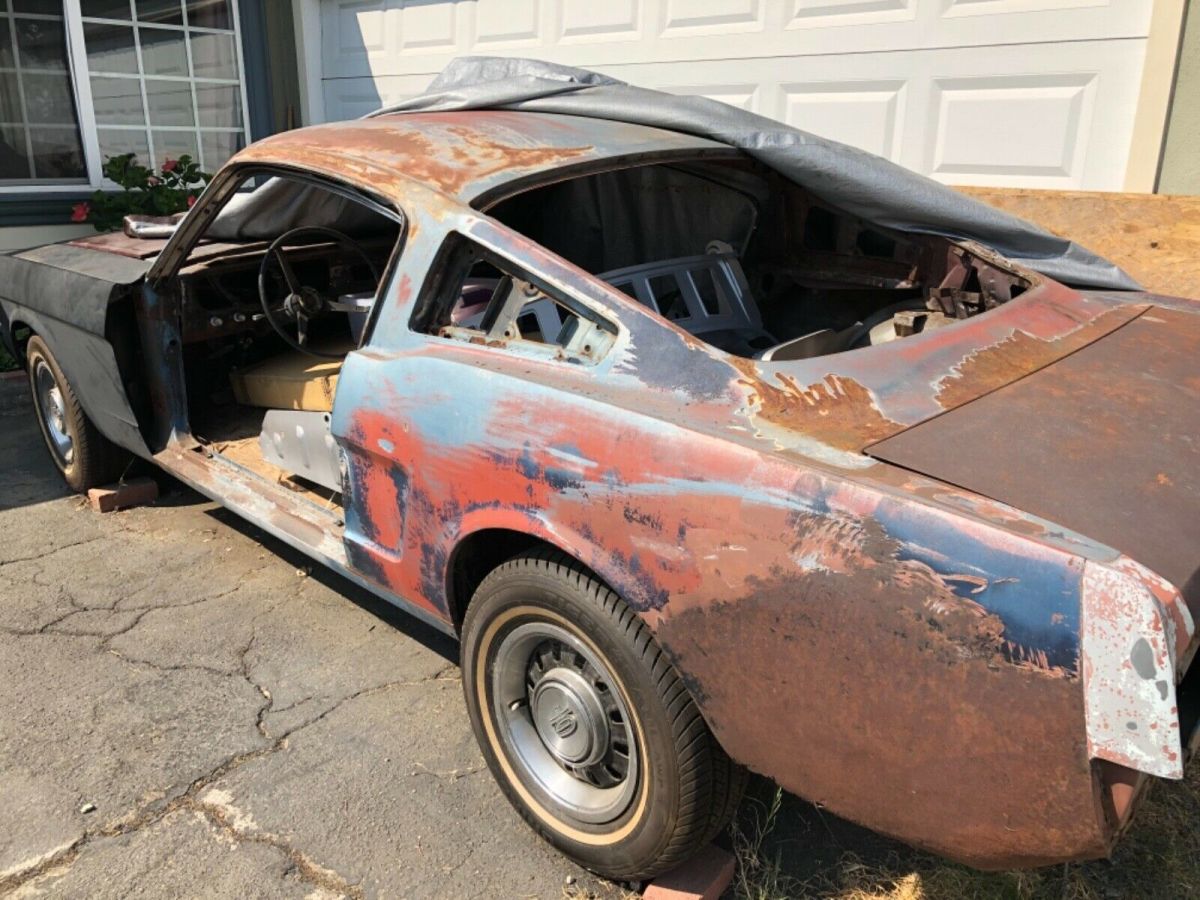 1966 Blue Ford Mustang Fastback