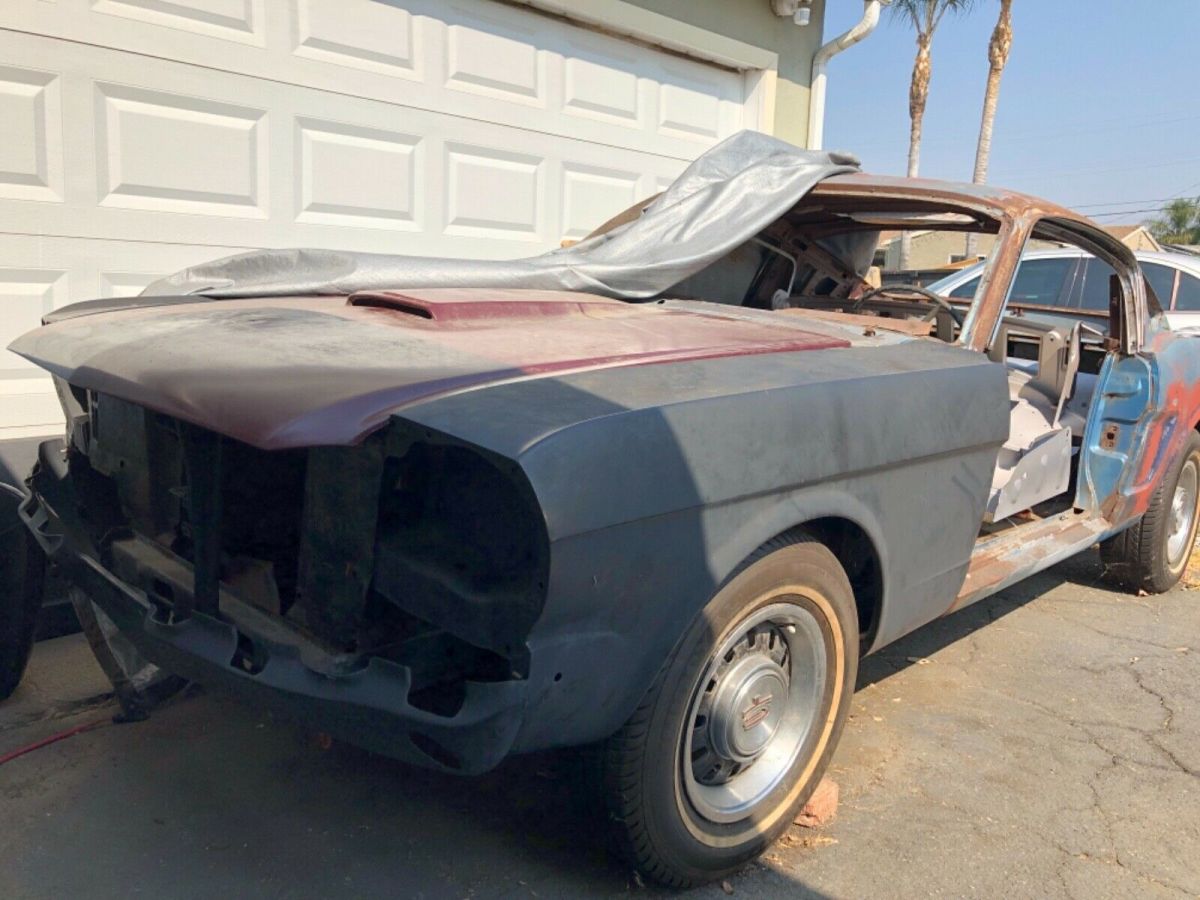 1966 Blue Ford Mustang Fastback