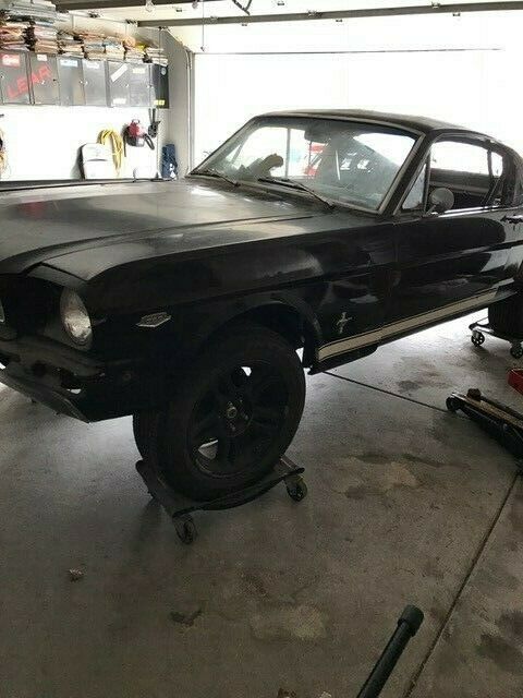 1966 Black Ford Mustang Fastback
