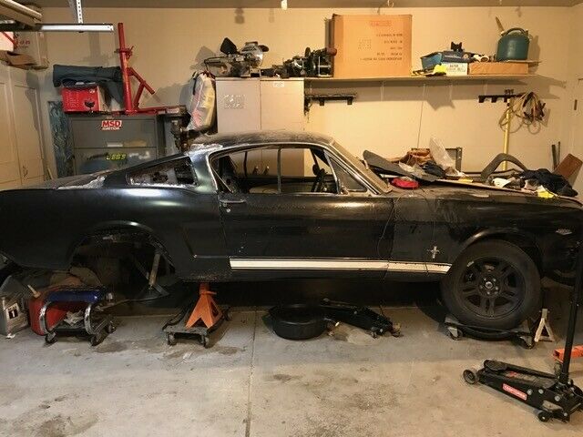 1966 Black Ford Mustang Fastback