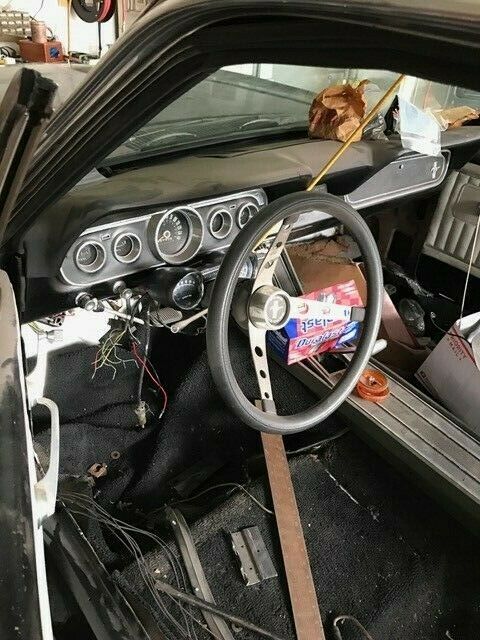 1966 Black Ford Mustang Fastback