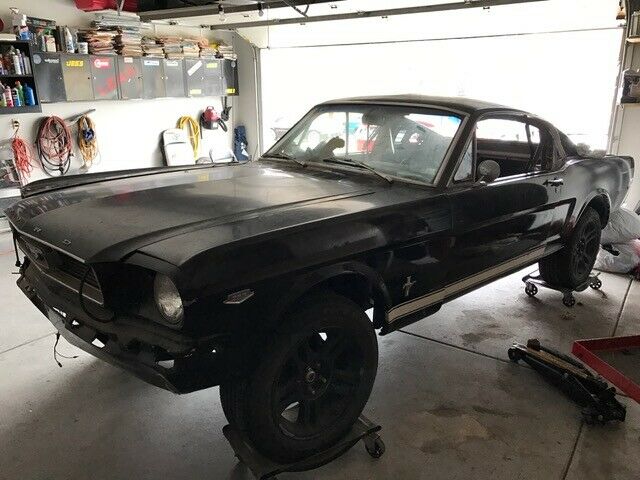 1966 Black Ford Mustang Fastback