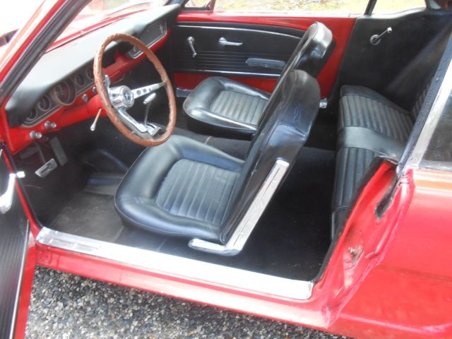 1966 Red Ford Mustang Coupe
