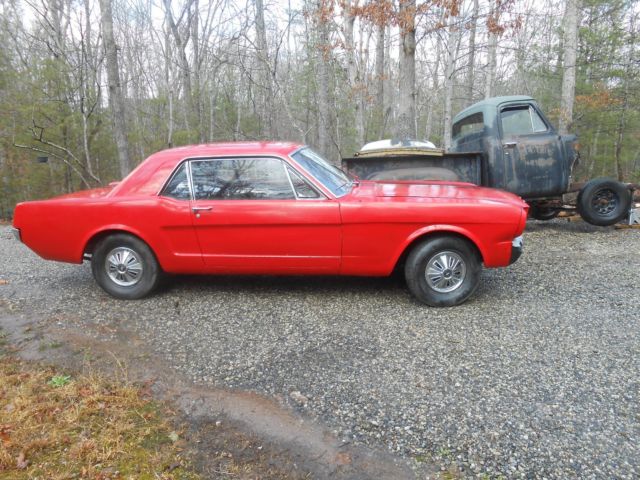 1966 Red Ford Mustang Coupe