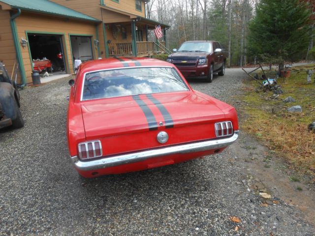 1966 Red Ford Mustang Coupe