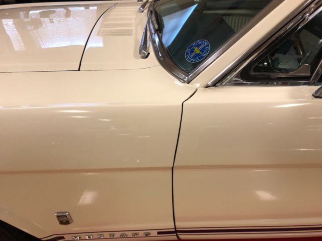 1966 White Ford Mustang Fastback