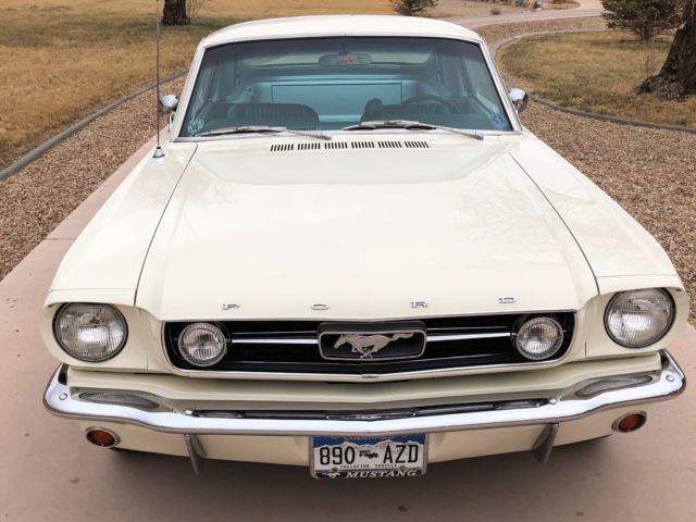 1966 White Ford Mustang Fastback