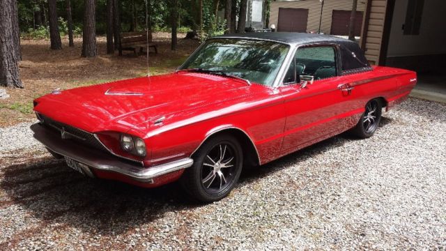 1966 Red Ford Thunderbird