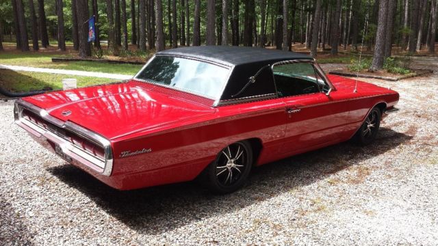 1966 Red Ford Thunderbird
