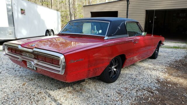 1966 Red Ford Thunderbird