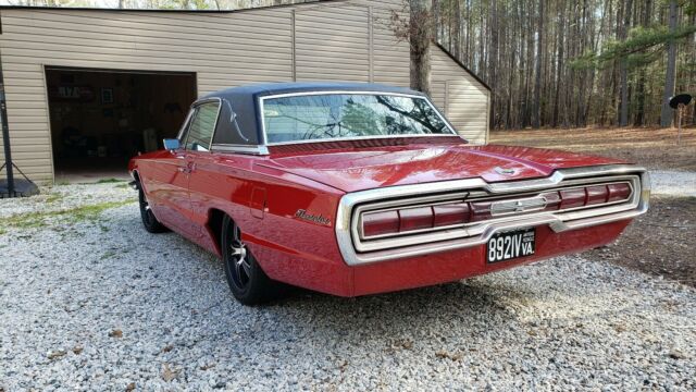 1966 Red Ford Thunderbird