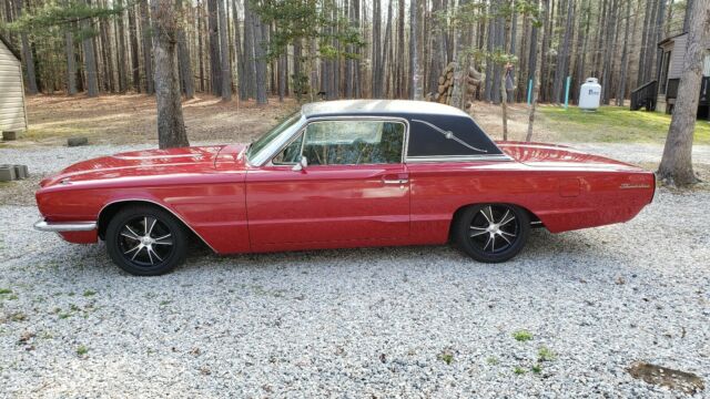 1966 Red Ford Thunderbird