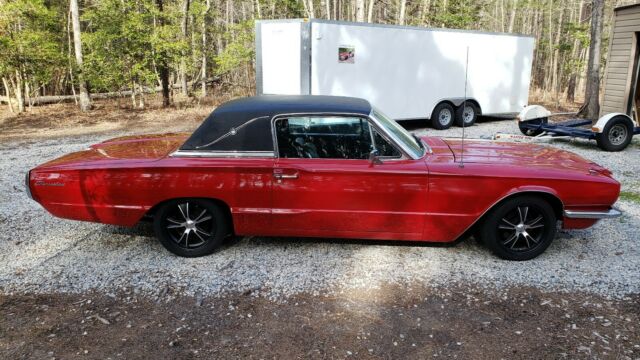 1966 Red Ford Thunderbird