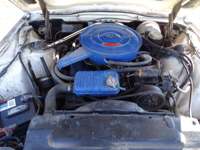 1966 White Ford Thunderbird