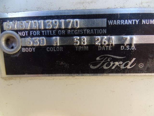 1966 White Ford Thunderbird