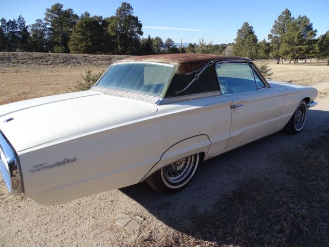 1966 White Ford Thunderbird