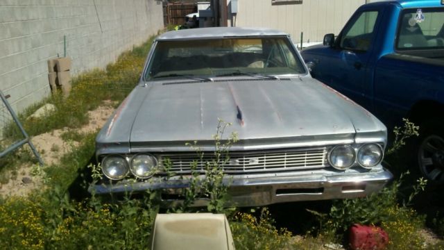 1966 Blue Chevrolet Chevelle sedan