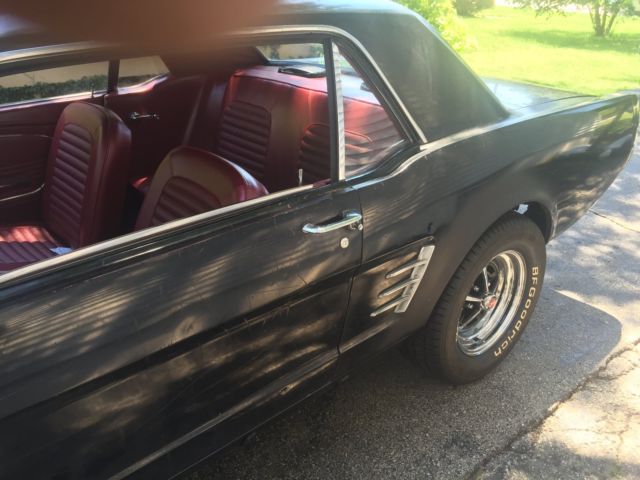 1966 Black Ford Mustang Coupe