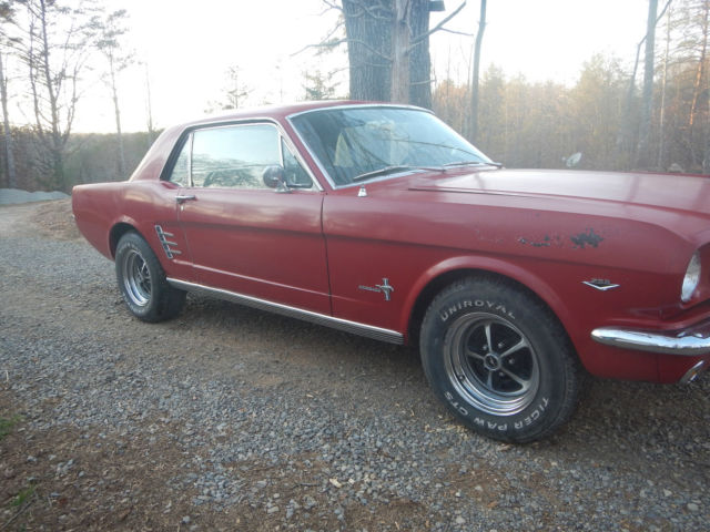 1966 Red Ford Mustang Coupe
