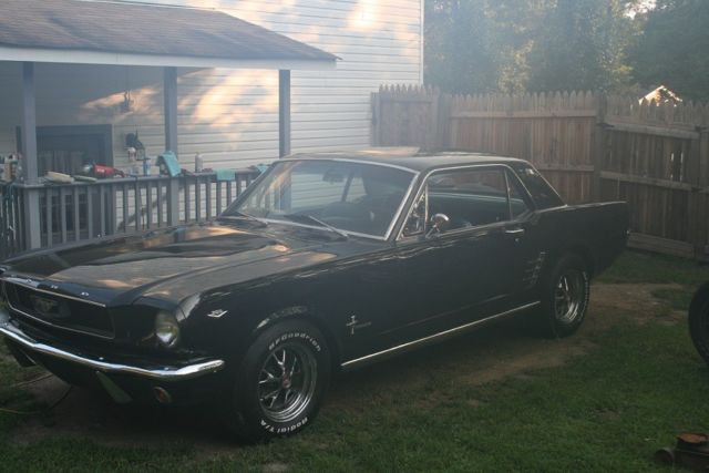 1966 Black Ford Mustang Coupe