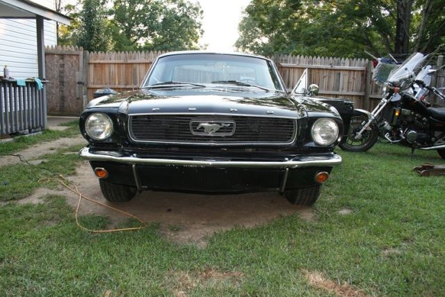 1966 Black Ford Mustang Coupe