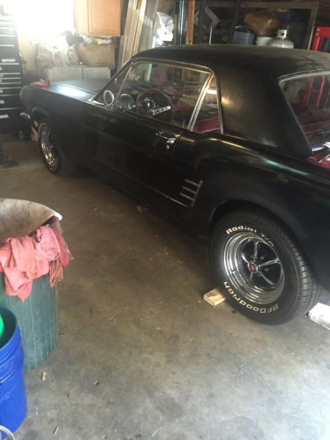 1966 Black Ford Mustang Coupe