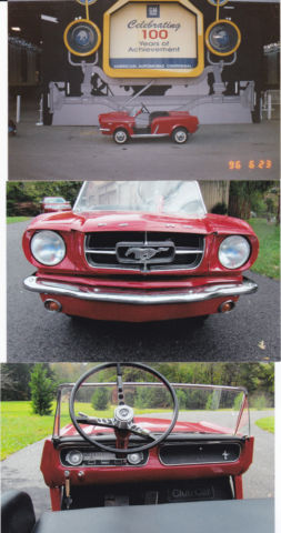 1966 Red Ford Mustang