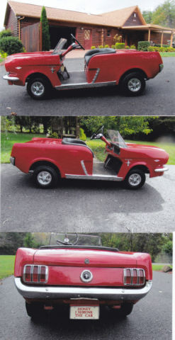 1966 Red Ford Mustang
